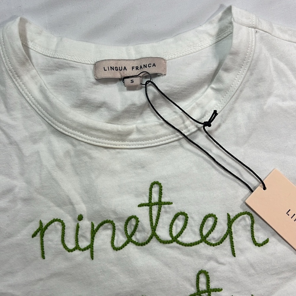 Lingua Franca tee size small NWT - Picture 2 of 7